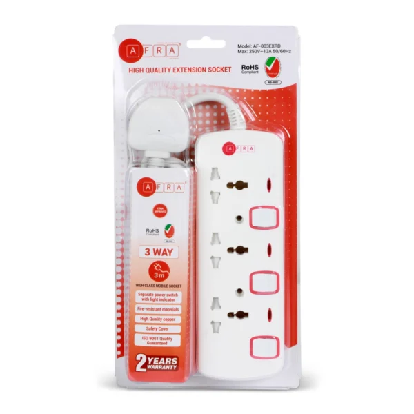 AFRA Extension Cord AF-003EXRD